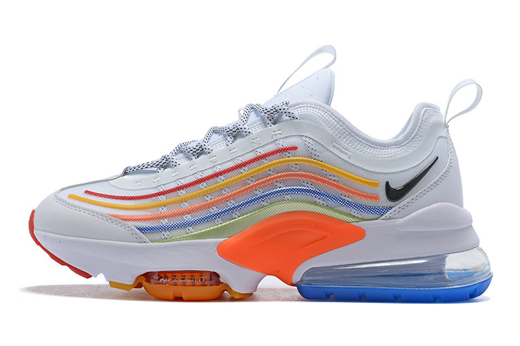 2020 Nike Air Max Zoom 950 White Orange Blue For Men - Click Image to Close